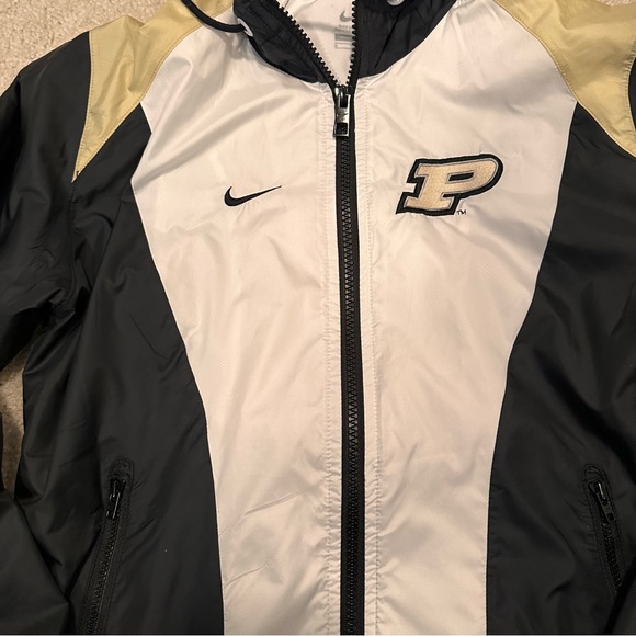 Nike Purdue Women’s Zippered Windbreaker Jacket size Small. - Picture 6 of 7